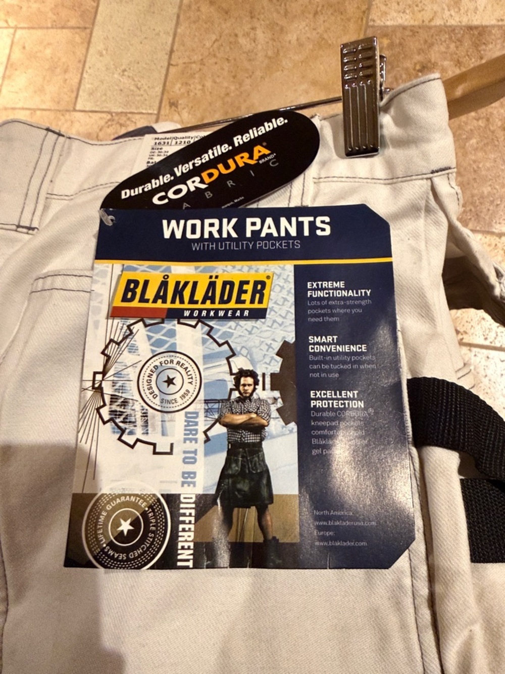 Blaklader Men's Painter Pants size 36 /34 NWT - Picture 4 of 5